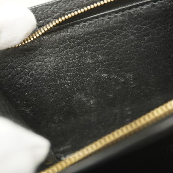 Gucci Wallet Ggmarmont GG Supreme 598587 PVC Leather Black Brown Gold Hardware - Picture 6 of 10